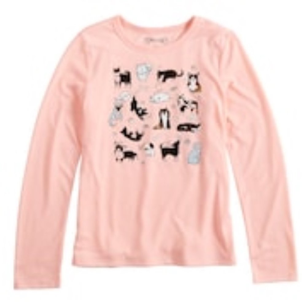 MUDD Girls Long Sleeve "Doggy" Shirt - Size 16